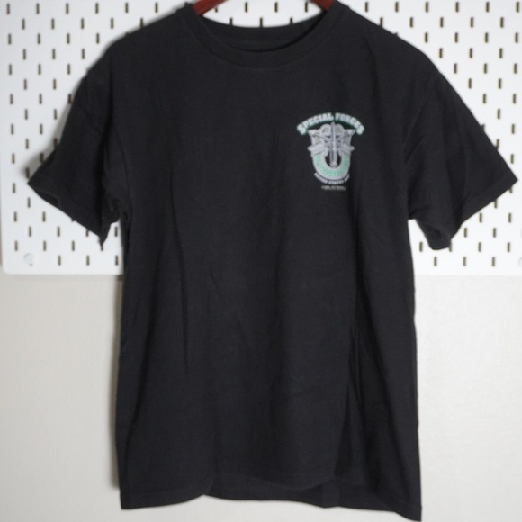 7.62 Design Other - 7.62 Design Special Forces T Shirt Black Graphic Tee Army Soldier Medium MD